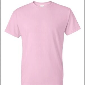 Gildan Men's Pink T-Shirt